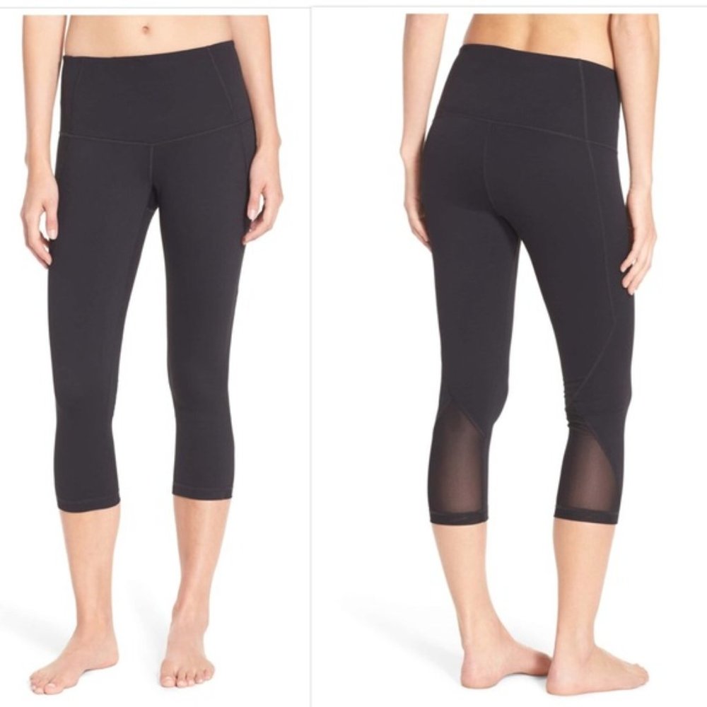 Zella 'Hatha' High Waist Crop Leggings